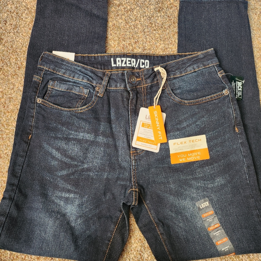 Lazer Flex tech skinny fit jeans 32×30